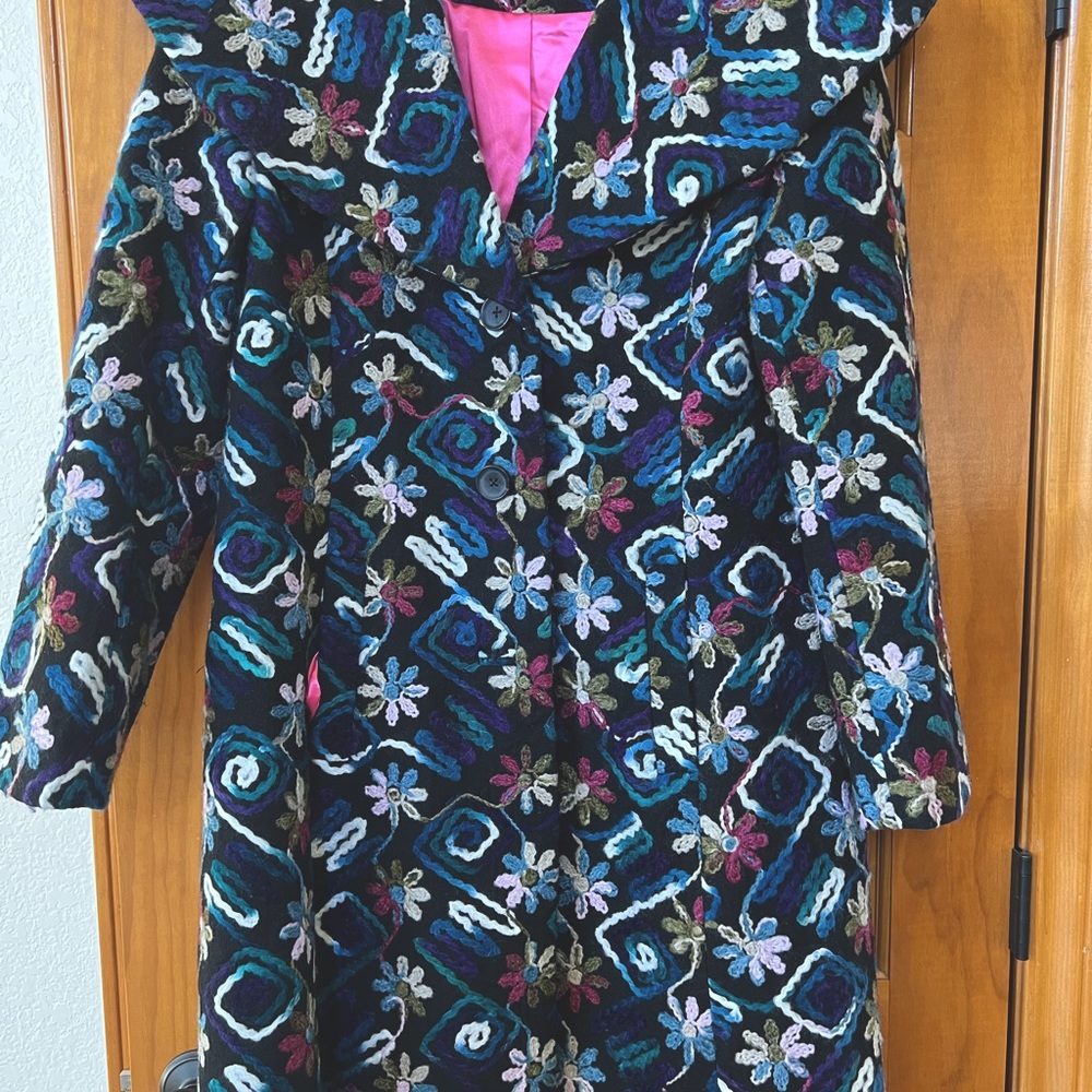 Sundance embroidered coat